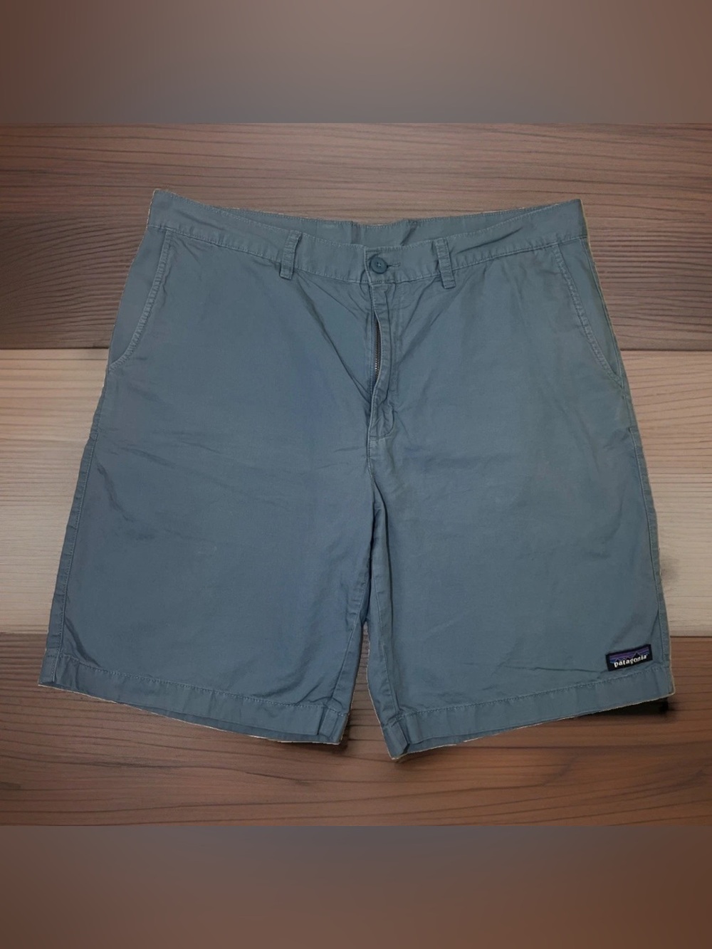 Patagonia Organic Cotton Shorts Men’s Size 36 Blue